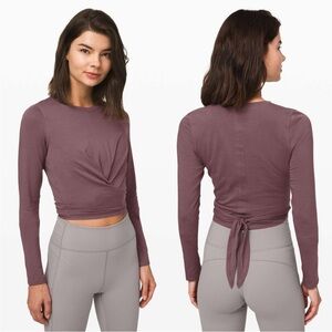 Lululemon Time To Restore Wrap Top